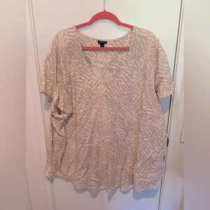 Beige striped blouse